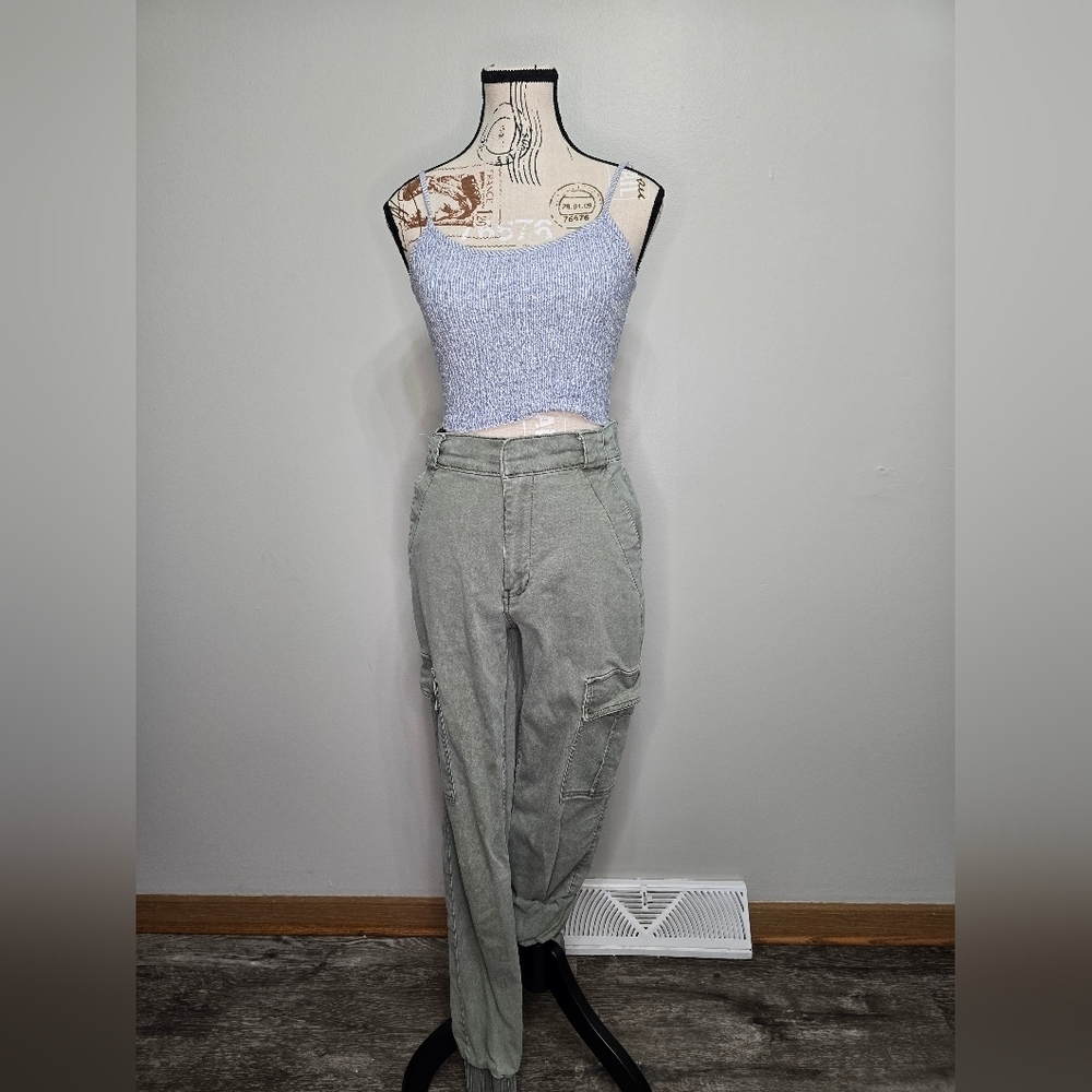 Hollister Green Cargo Pants